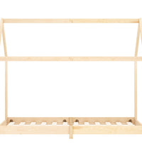 Kinder-Bettgestell Massivholz Kiefer 90 x 200 cm