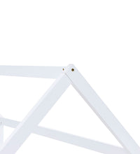 Kinder-Bettgestell Weiß Massivholz Kiefer 70 x 140 cm