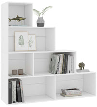 Bücherregal/Raumteiler Weiß 155x24x160 cm Holzwerkstoff