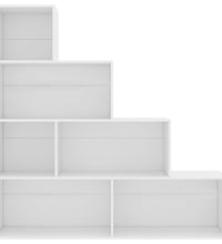 Bücherregal/Raumteiler Weiß 155x24x160 cm Holzwerkstoff