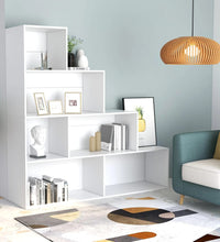 Bücherregal/Raumteiler Weiß 155x24x160 cm Holzwerkstoff