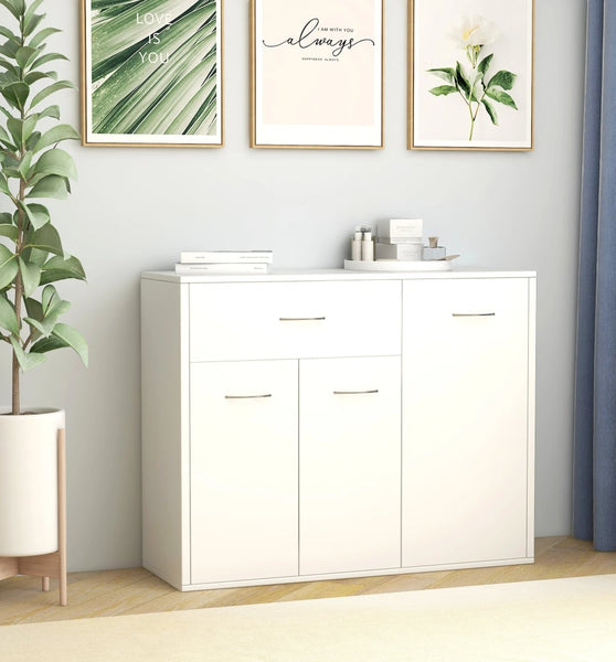 Sideboard Weiß 88x30x70 cm Holzwerkstoff