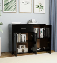 Sideboard Schwarz 88x30x70 cm Holzwerkstoff