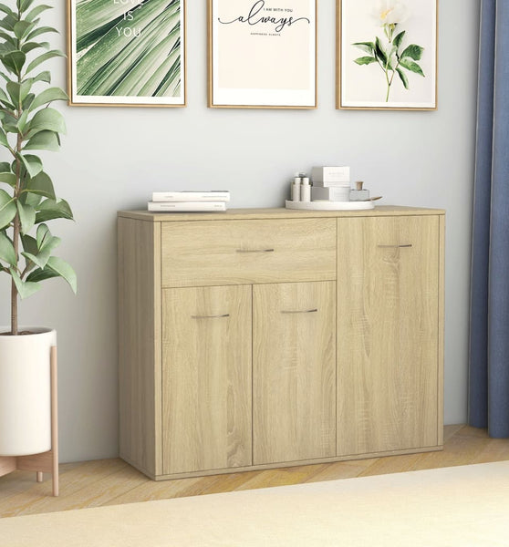 Sideboard Sonoma-Eiche 88x30x70 cm Holzwerkstoff