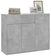 Sideboard Betongrau 88x30x70 cm Holzwerkstoff