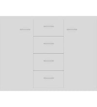 Sideboard Weiß 88x30x65 cm Holzwerkstoff