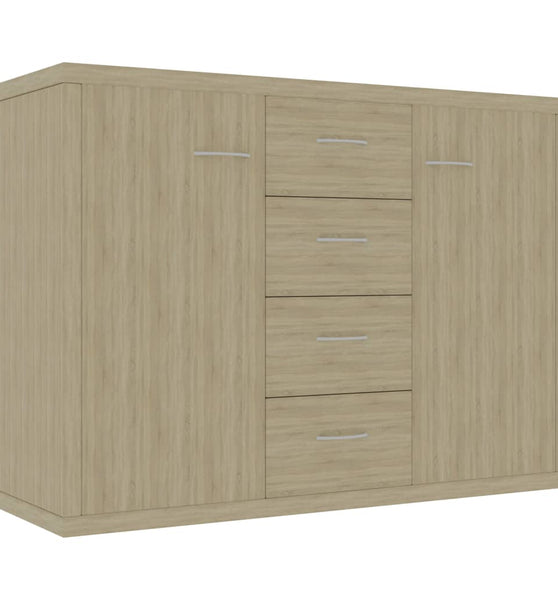 Sideboard Sonoma-Eiche 88x30x65 cm Holzwerkstoff