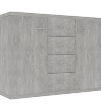 Sideboard Betongrau 88x30x65 cm Holzwerkstoff