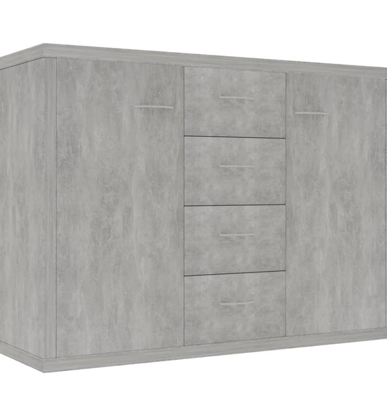 Sideboard Betongrau 88x30x65 cm Holzwerkstoff