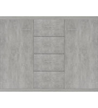 Sideboard Betongrau 88x30x65 cm Holzwerkstoff