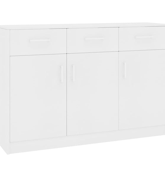 Sideboard Weiß 110x30x75 cm Holzwerkstoff