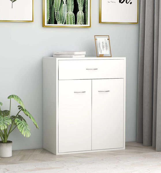 Sideboard Weiß 60x30x75 cm Holzwerkstoff