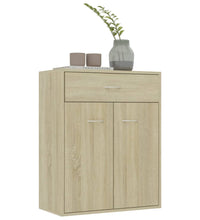 Sideboard Sonoma-Eiche 60x30x75 cm Holzwerkstoff