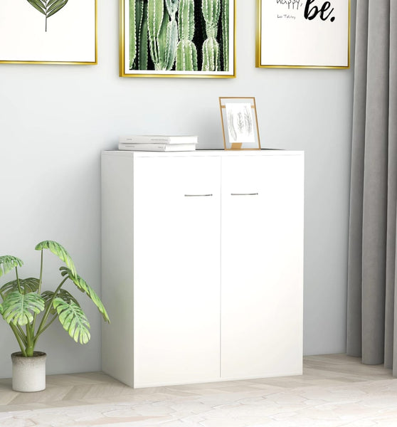 Sideboard Weiß 60x30x75 cm Holzwerkstoff