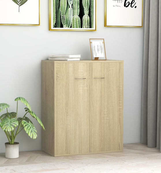 Sideboard Sonoma-Eiche 60x30x75 cm Holzwerkstoff