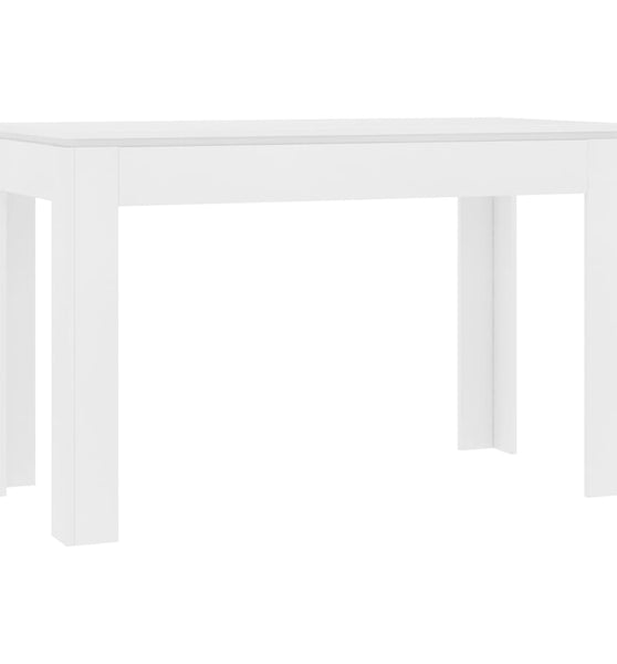 Esstisch Weiß 120x60x76 cm Holzwerkstoff