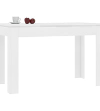 Esstisch Weiß 120x60x76 cm Holzwerkstoff