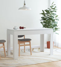 Esstisch Weiß 120x60x76 cm Holzwerkstoff