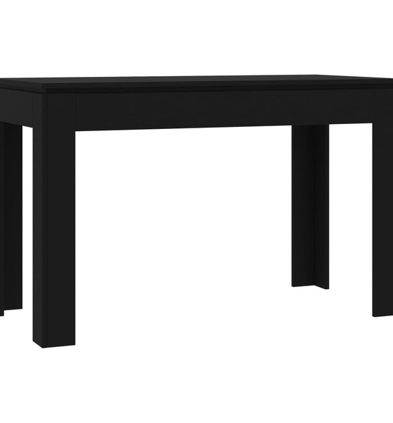 Esstisch Schwarz 120x60x76 cm Holzwerkstoff