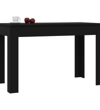 Esstisch Schwarz 120x60x76 cm Holzwerkstoff