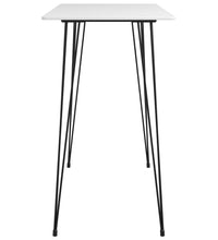 Bartisch Weiß 120x60x105 cm