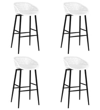 Barhocker 4 Stk. Weiß
