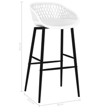 Barhocker 4 Stk. Weiß