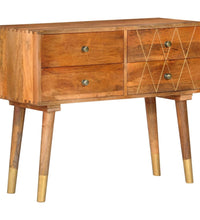 Sideboard 85×40×70 cm Massivholz Mango