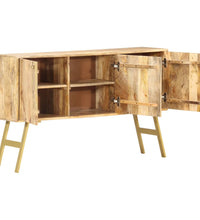 Sideboard 118x30x75 cm Massivholz Mango