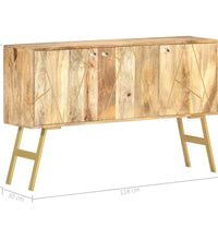 Sideboard 118x30x75 cm Massivholz Mango