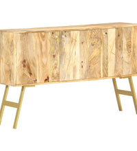 Sideboard 118x30x75 cm Massivholz Mango