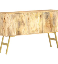 Sideboard 118x30x75 cm Massivholz Mango