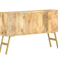 Sideboard 118x30x75 cm Massivholz Mango