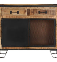 Sideboard 80×31×71 cm Raues Mango-Massivholz