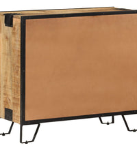 Sideboard 80×31×71 cm Raues Mango-Massivholz