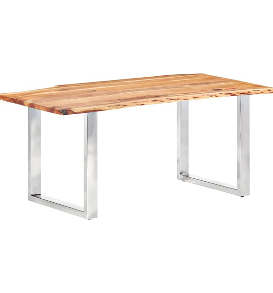 Esstisch mit Baumkanten Akazie Masivholz 200 cm 3,8 cm