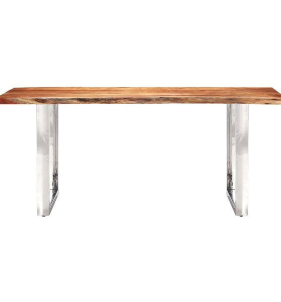 Esstisch mit Baumkanten Akazie Masivholz 200 cm 3,8 cm
