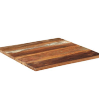 Tischplatte Quadratisch 70x70 cm 25-27 mm Altholz Massiv