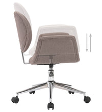 Esszimmerstuhl Drehbar Taupe Stoff