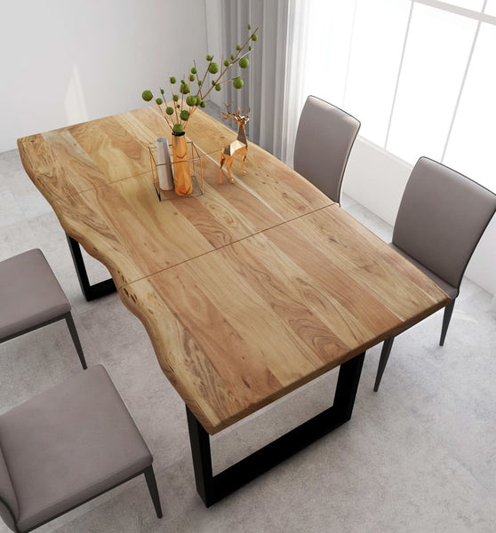 Esstisch 180×90×76 cm Massivholz Akazie