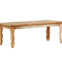 Couchtisch 110 x 50 x 40 cm Recyceltes Massivholz