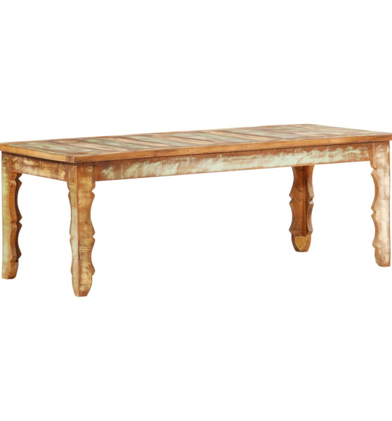 Couchtisch 110 x 50 x 40 cm Recyceltes Massivholz