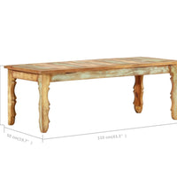 Couchtisch 110 x 50 x 40 cm Recyceltes Massivholz