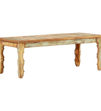 Couchtisch 110 x 50 x 40 cm Recyceltes Massivholz