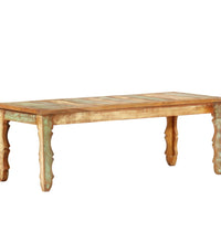 Couchtisch 110 x 50 x 40 cm Recyceltes Massivholz