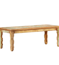 Couchtisch 110 x 50 x 40 cm Recyceltes Massivholz