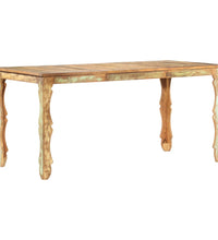 Esstisch 160×80×76 cm Recyceltes Massivholz