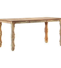 Esstisch 160×80×76 cm Recyceltes Massivholz