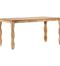 Esstisch 160×80×76 cm Recyceltes Massivholz
