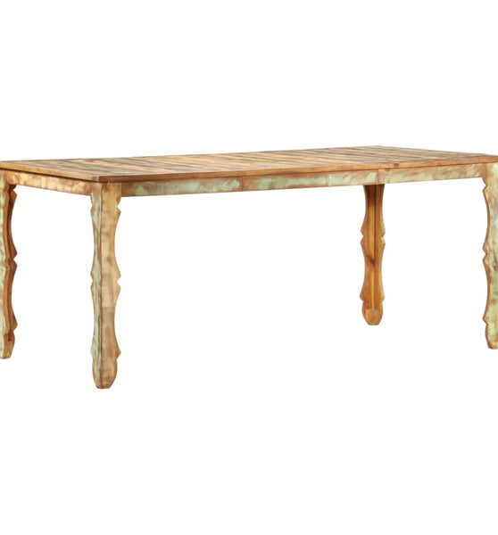 Esstisch 180 x 90 x 76 cm Recyceltes Massivholz